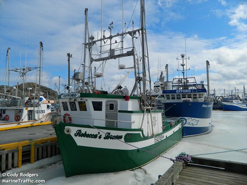 rebeccas dream (Fishing vessel) - IMO , MMSI 316010490 under the flag of Canada