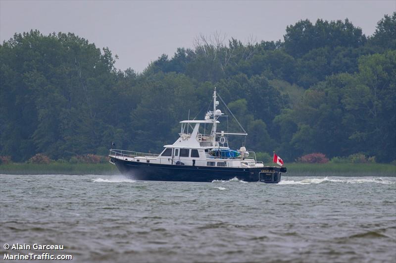 great blue (Pleasure craft) - IMO , MMSI 316049846 under the flag of Canada
