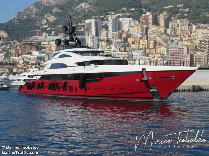 leona (Yacht) - IMO 9842920, MMSI 319261800, Call Sign ZGPR2 under the flag of Cayman Islands