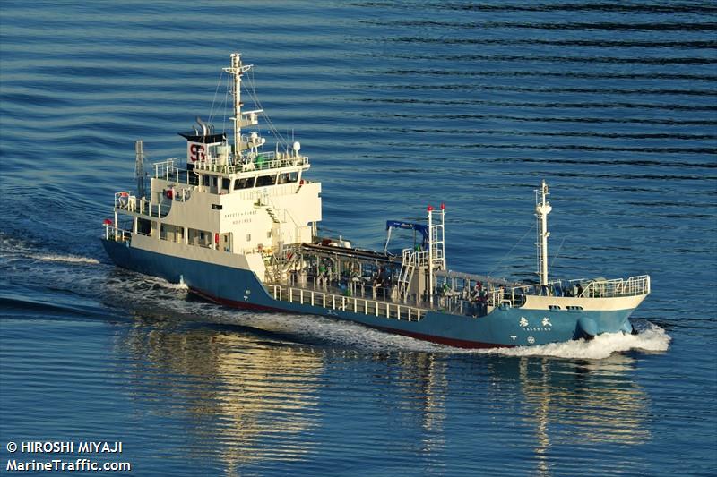 takehikho (Tanker) - IMO , MMSI 431021788, Call Sign JD5296 under the flag of Japan