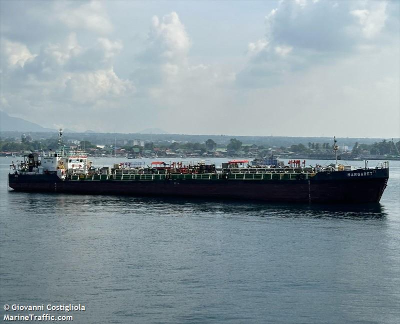 mt margaret (Tanker) - IMO , MMSI 548835200, Call Sign DUE2018 under the flag of Philippines