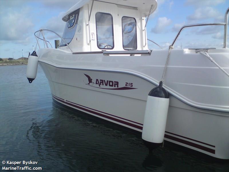 hvarrebank (Fishing vessel) - IMO , MMSI 219013319, Call Sign XPD9779 under the flag of Denmark
