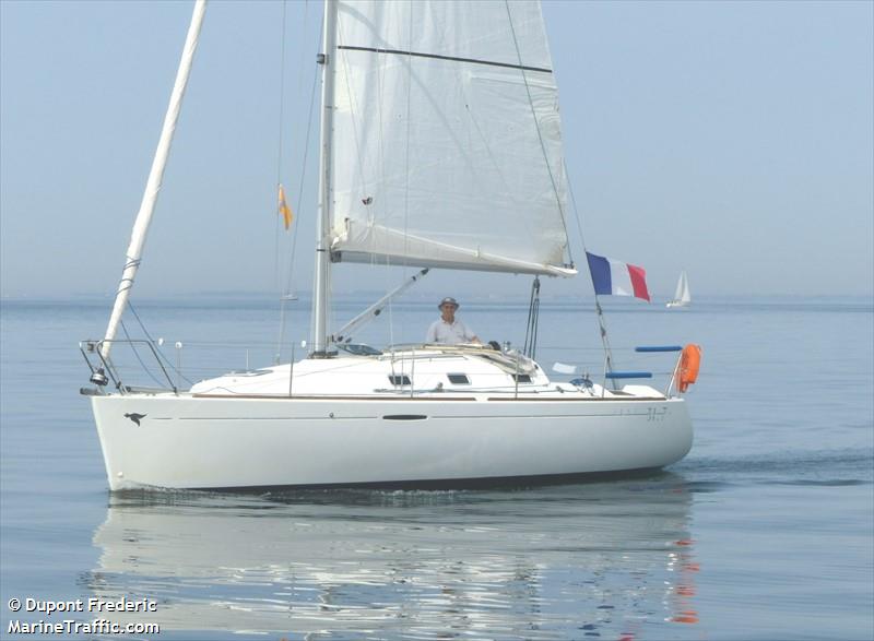 rhapsodie 2 (Sailing vessel) - IMO , MMSI 227834430, Call Sign FGA2458 under the flag of France