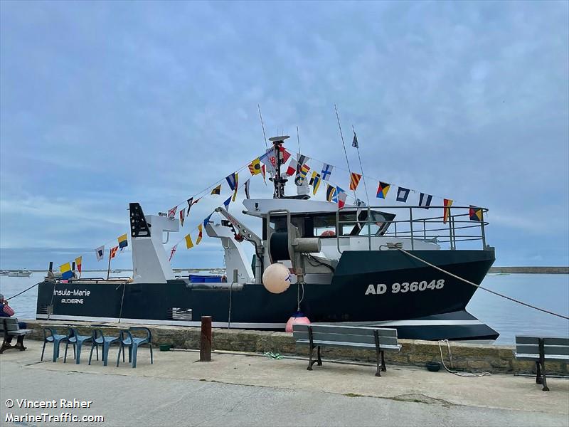 fv insula marie (Pleasure craft) - IMO , MMSI 228172680, Call Sign FAK3947 under the flag of France