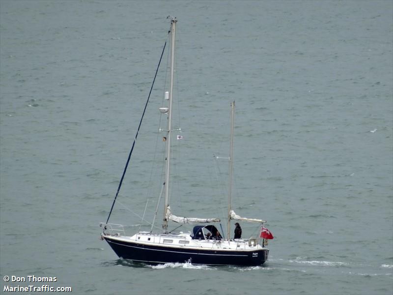 pagan (Sailing vessel) - IMO , MMSI 235078928, Call Sign 2SHM under the flag of United Kingdom (UK)