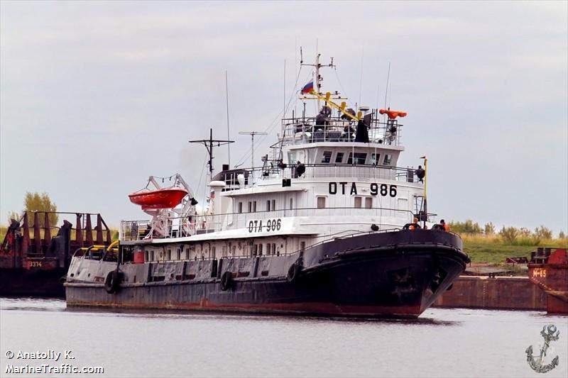 ota-986 (Tug) - IMO , MMSI 273318930, Call Sign UCNF under the flag of Russia