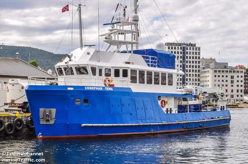 severnaya ten (Pleasure craft) - IMO , MMSI 273325210, Call Sign UBRK9 under the flag of Russia