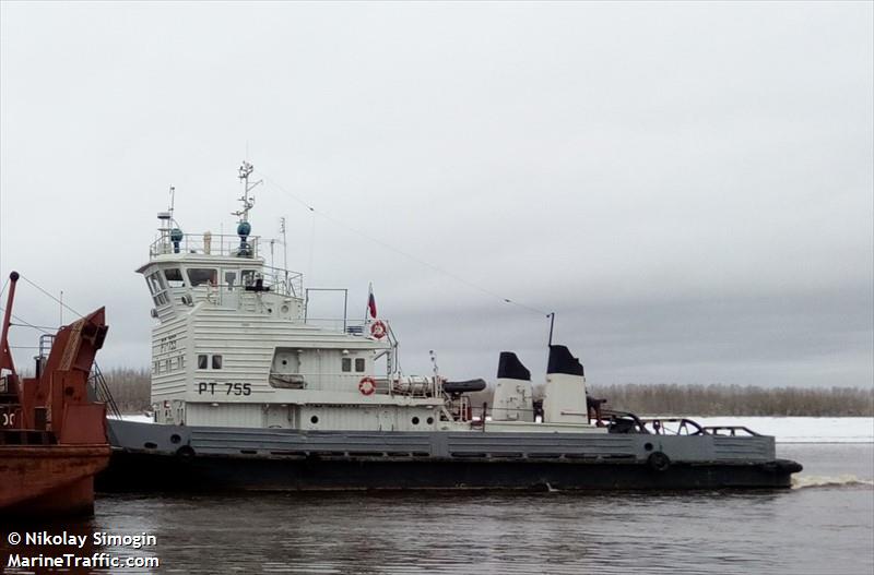 pt-755 (Unknown) - IMO , MMSI 273328320 under the flag of Russia