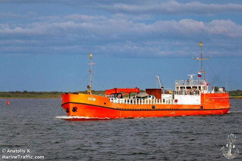 num (Cargo ship) - IMO , MMSI 273350670 under the flag of Russia