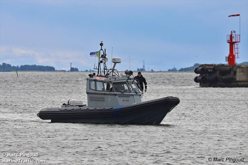 m-40 (Law enforcment) - IMO , MMSI 276002240, Call Sign ESY3006 under the flag of Estonia