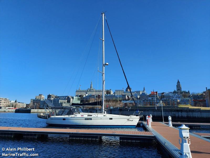 tiloup (Sailing vessel) - IMO , MMSI 316029348, Call Sign CFN7071 under the flag of Canada