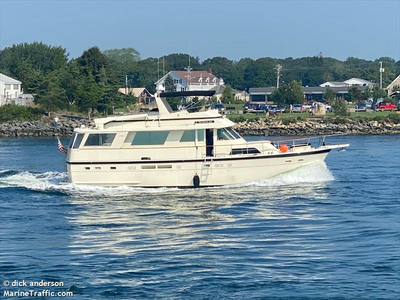 bottom line (Pleasure craft) - IMO , MMSI 338418509 under the flag of USA