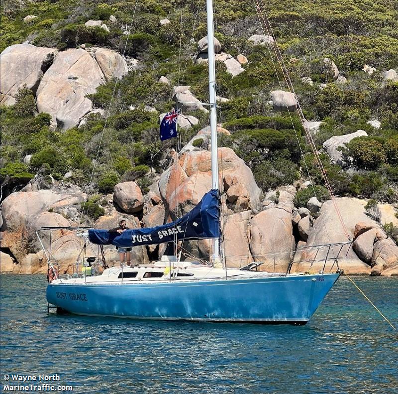 just grace (Sailing vessel) - IMO , MMSI 503019130 under the flag of Australia