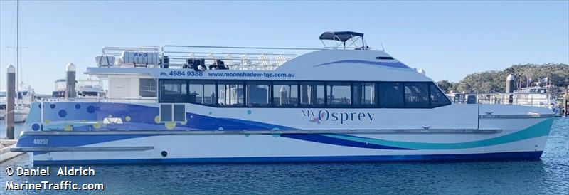 mv osprey (Passenger ship) - IMO , MMSI 503152940, Call Sign OSPREY under the flag of Australia