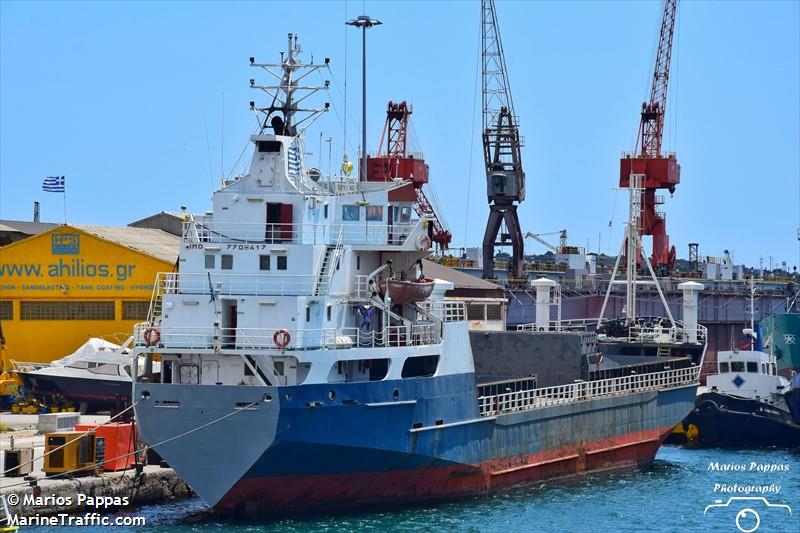 noah (Palletised Cargo Ship) - IMO 7708417, MMSI 511101106, Call Sign T8A4365 under the flag of Palau