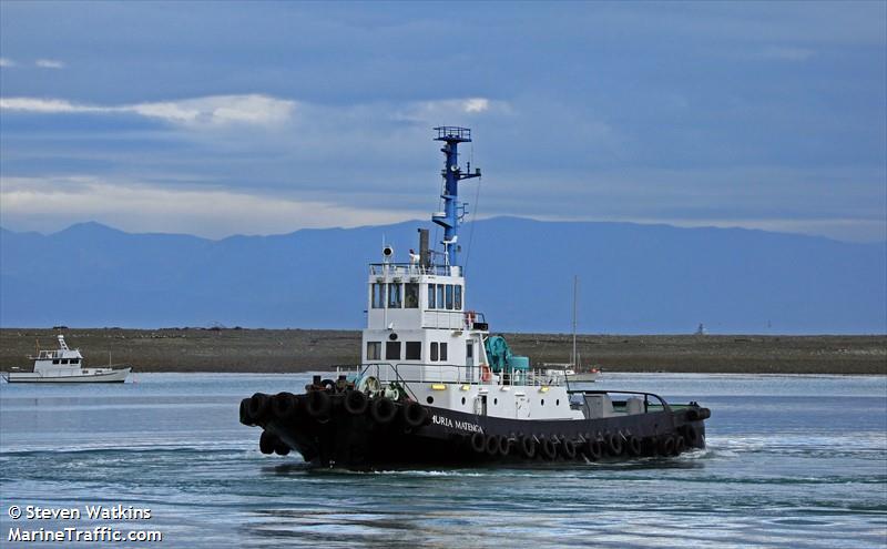 huria matenga (Tug) - IMO , MMSI 512004334, Call Sign ZMV4751 under the flag of New Zealand