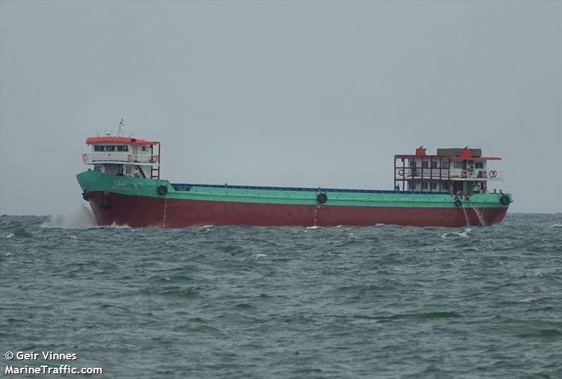 moe line 2 (General Cargo Ship) - IMO 8359184, MMSI 567073300, Call Sign HSB8926 under the flag of Thailand
