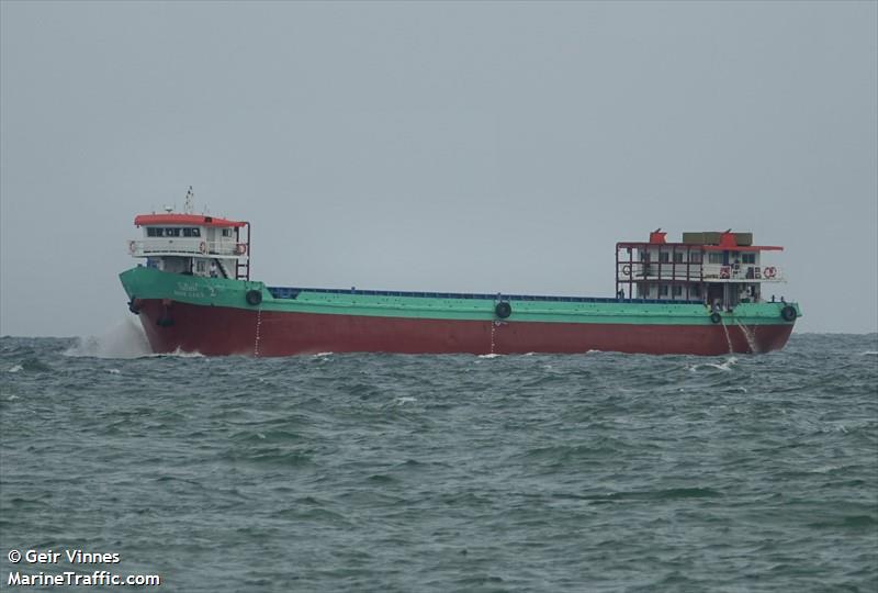moe line 2 (General Cargo Ship) - IMO 8359184, MMSI 567073300, Call Sign HSB8926 under the flag of Thailand