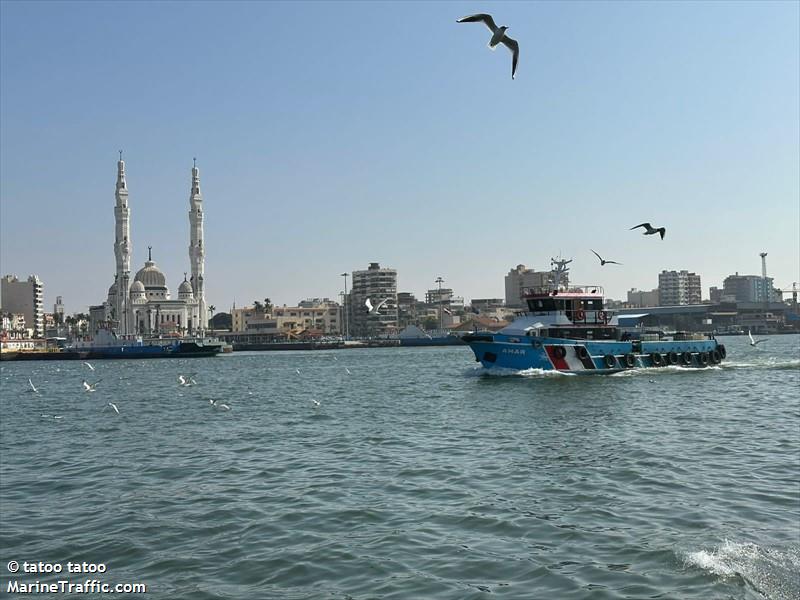 qamar (Passenger ship) - IMO , MMSI 622106675 under the flag of Egypt