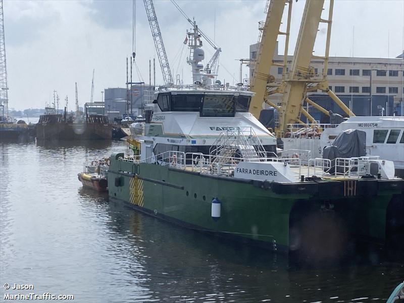farra deirdre (Offshore Tug/Supply Ship) - IMO 1017220, MMSI 232050661, Call Sign MOHZ9 under the flag of United Kingdom (UK)