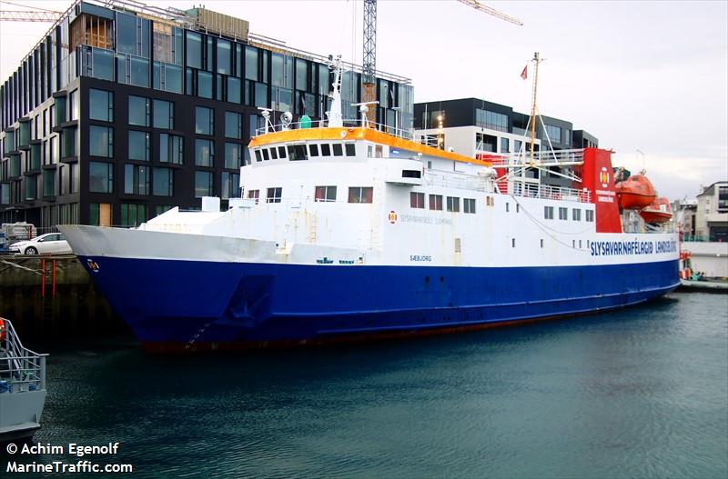 saebjorg (Training Ship) - IMO 7382938, MMSI 251005110, Call Sign TFBP under the flag of Iceland