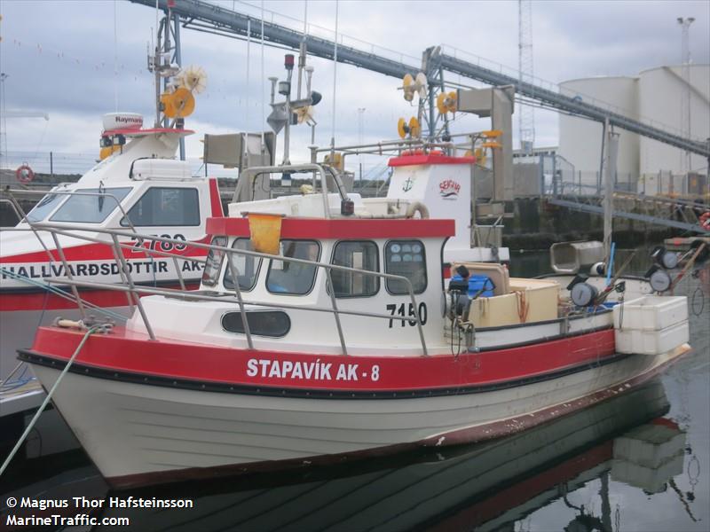 stapavik ak-8 (Fishing vessel) - IMO , MMSI 251346240, Call Sign 7150 under the flag of Iceland