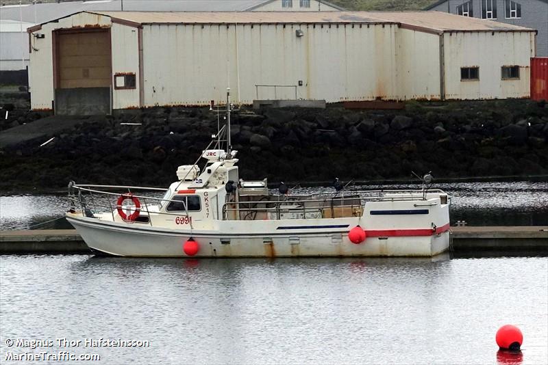 kvika gk-517 (Fishing vessel) - IMO , MMSI 251479440, Call Sign 6991 under the flag of Iceland