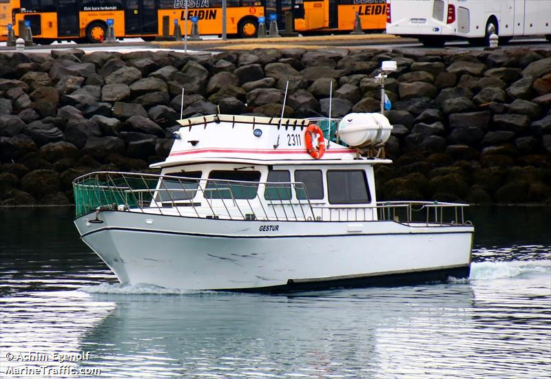 gestur re (Passenger ship) - IMO , MMSI 251709110, Call Sign 2311 under the flag of Iceland