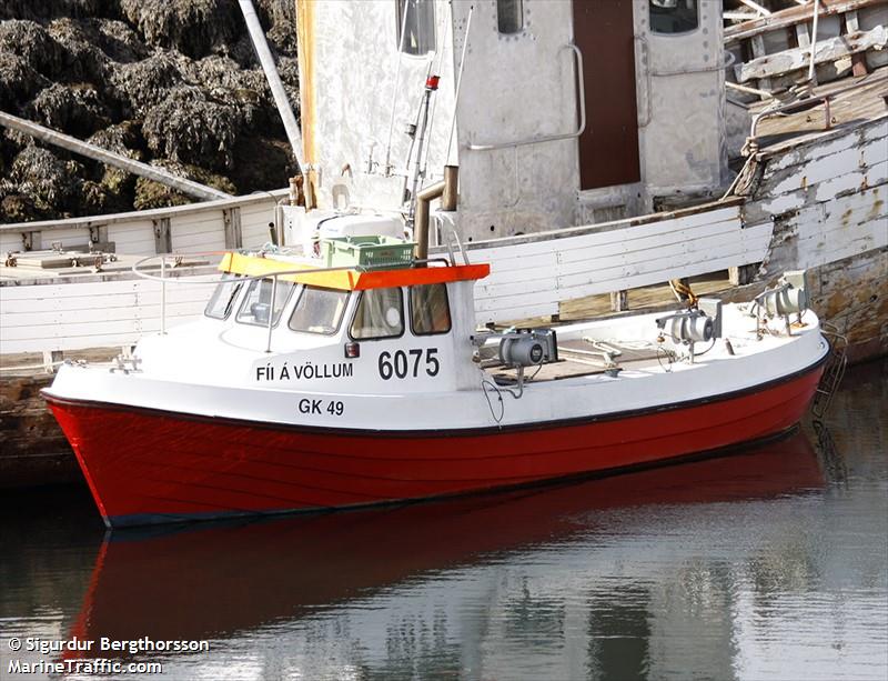 fii a vollum (Fishing vessel) - IMO , MMSI 251829640, Call Sign 6075 under the flag of Iceland