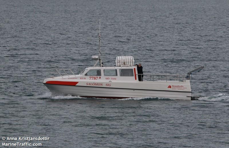 salmon sig (Fishing vessel) - IMO , MMSI 251849770, Call Sign 7787 under the flag of Iceland