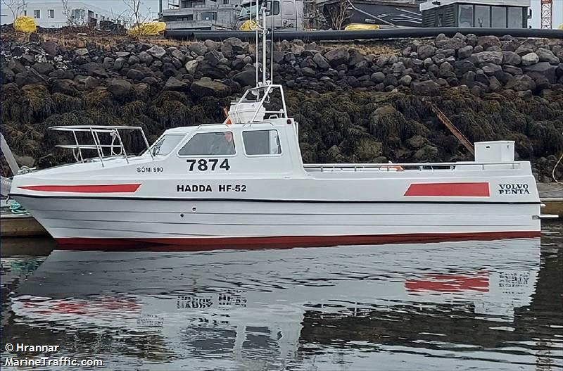 hadda (Fishing vessel) - IMO , MMSI 251859240, Call Sign 7874 under the flag of Iceland