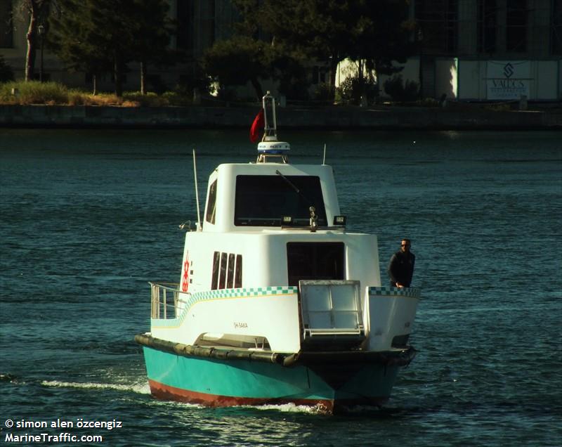 sh-saka (Passenger ship) - IMO , MMSI 271049326, Call Sign TCA6576 under the flag of Turkey