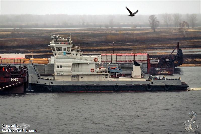 rt-671 (Unknown) - IMO , MMSI 273614070 under the flag of Russia