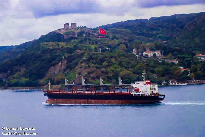 forza doria (Bulk Carrier) - IMO 9218038, MMSI 314762000, Call Sign 8PNO6 under the flag of Barbados