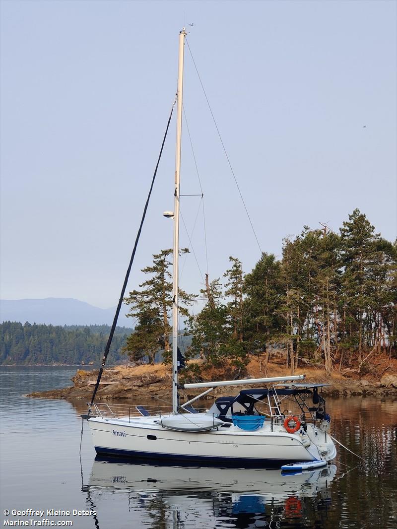 amavi (Sailing vessel) - IMO , MMSI 316047634 under the flag of Canada