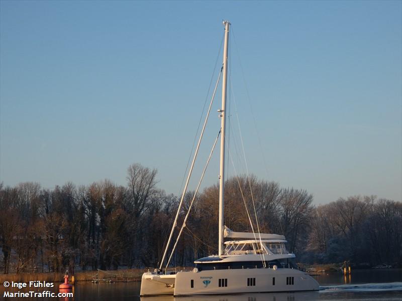 kutsunga (Sailing vessel) - IMO , MMSI 319274500, Call Sign ZGRH2 under the flag of Cayman Islands