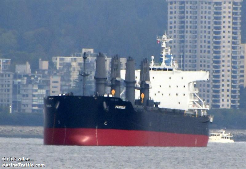 famiglia (Bulk Carrier) - IMO 9979199, MMSI 352002827, Call Sign 3E4614 under the flag of Panama