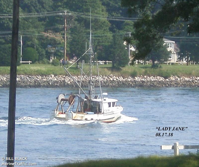 lady jane (Fishing vessel) - IMO , MMSI 367667320, Call Sign WDH9366 under the flag of United States (USA)