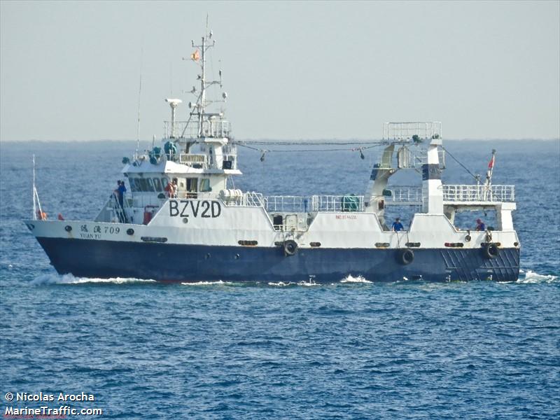 yuanyu709 (Fishing Vessel) - IMO 9946518, MMSI 412549423, Call Sign BZV2D under the flag of China