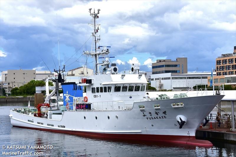 fusakaze (Fishing vessel) - IMO , MMSI 431022301, Call Sign 7KOW under the flag of Japan