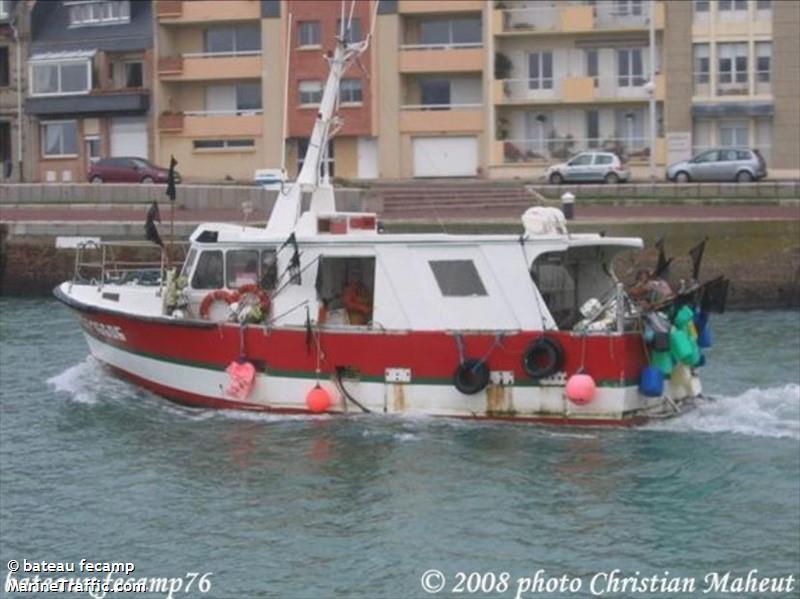 fv ptit fredo (Fishing vessel) - IMO , MMSI 227322520, Call Sign FI 6035 under the flag of France