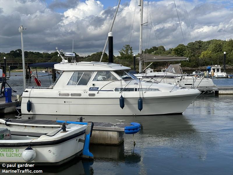 stardust (Pleasure craft) - IMO , MMSI 235059401, Call Sign 2AGK9 under the flag of United Kingdom (UK)