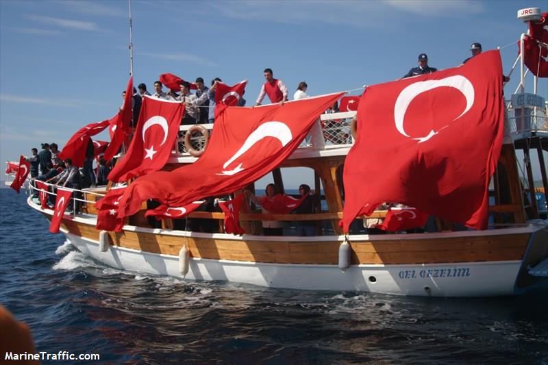 gel gezelim (Passenger ship) - IMO , MMSI 271041324, Call Sign TC8352 under the flag of Turkey