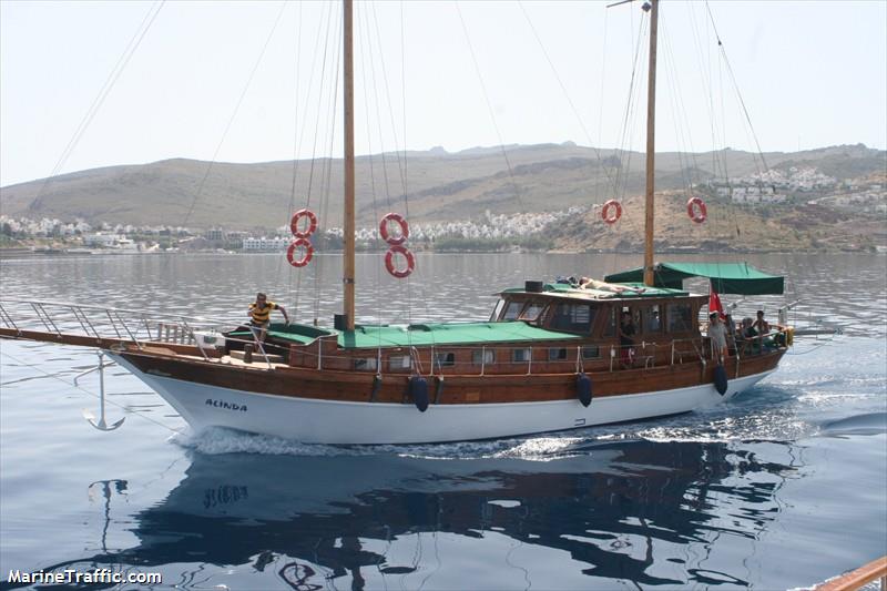 alinda-ii (Passenger ship) - IMO , MMSI 271041533, Call Sign YM2571 under the flag of Turkey