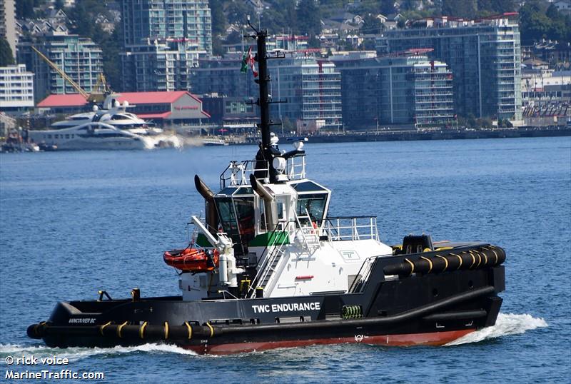 twc endurance (Tug) - IMO 9963932, MMSI 316052572 under the flag of Canada