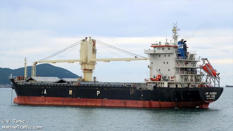 diamond (General Cargo Ship) - IMO 9593086, MMSI 341142001, Call Sign V4GS5 under the flag of St Kitts & Nevis