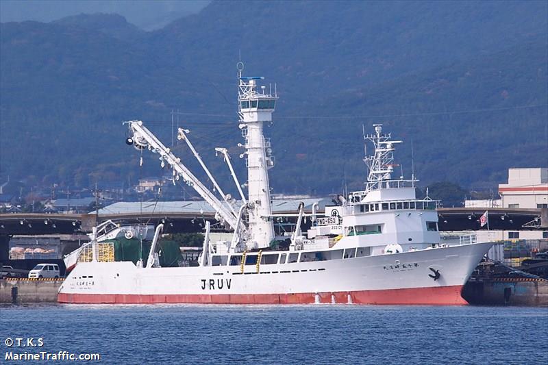 koyo maru no.15 (Fishing vessel) - IMO , MMSI 431817000, Call Sign JRUV under the flag of Japan