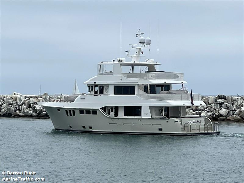 ourtheory (Pleasure craft) - IMO , MMSI 538071966 under the flag of Marshall Islands
