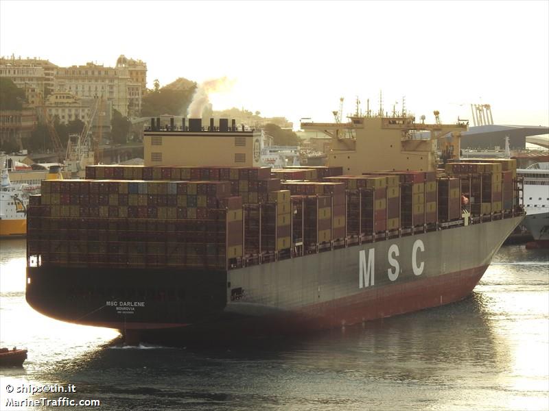 msc darlene (Container Ship) - IMO 9930959, MMSI 636021666, Call Sign 5LFC3 under the flag of Liberia