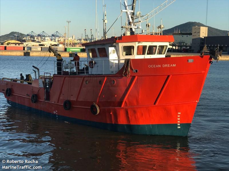 ocean dream (Tug) - IMO , MMSI 710001742, Call Sign PR4978 under the flag of Brazil